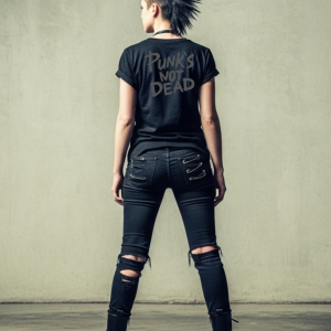Punk not dead black back